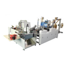 Handle pasting machine for paper bags